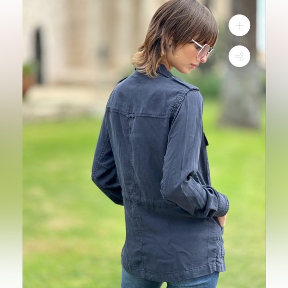 Billy T W lab Wash Lab Swing Jacket Large Blue Black - Picture 6 of 12